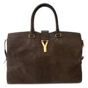Saint Laurent Brown Cabas Y Tote for the best price at Labellov secondhand luxury