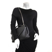 Yves Saint Laurent College Large Matelassé Leather Bag now for sale at labellov vintage fashion webshop belgium