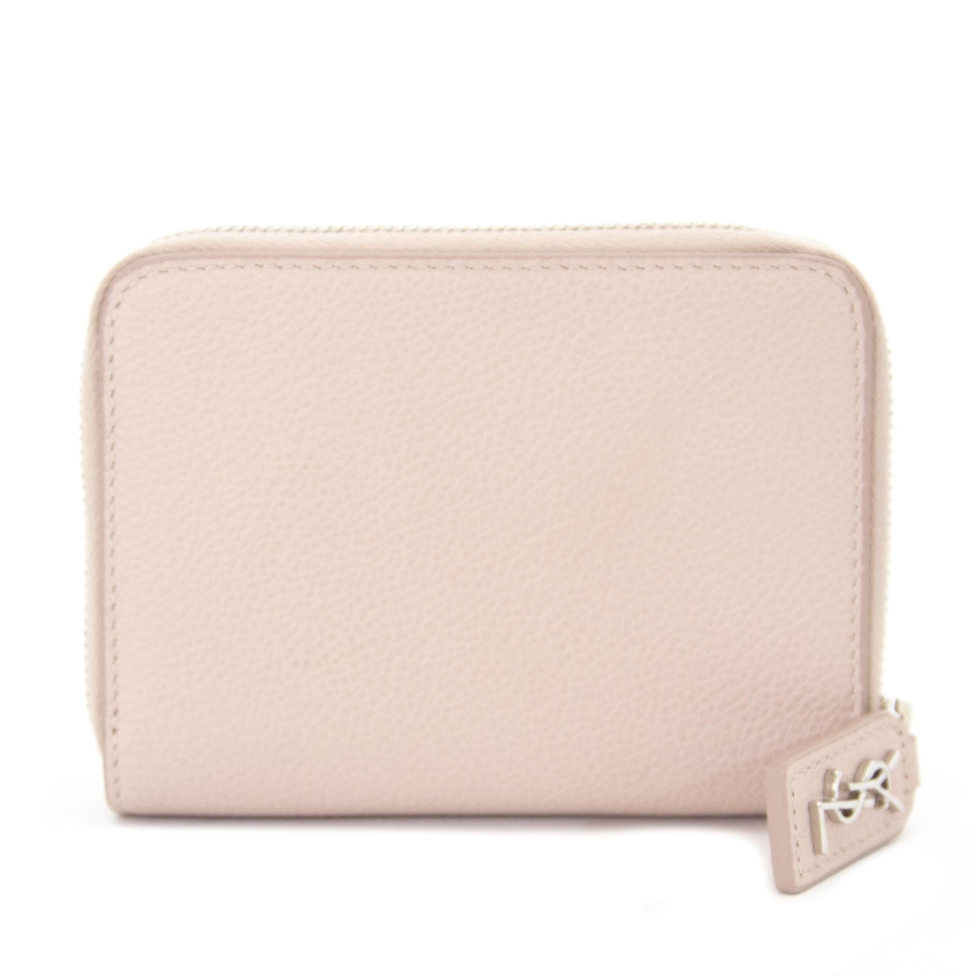 Saint Laurent Rive Gauche Compact Zip Around Wallet now for sale at labellov vintage fashion webshop belgium