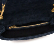 Saint Laurent Monogram Envelop Classic Large Quilted Suede Shoulder Bag