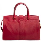 shop safe online tegen de beste prijs Saint Laurent YSL Red Leather Medium Cabas Chyc Tote Bag