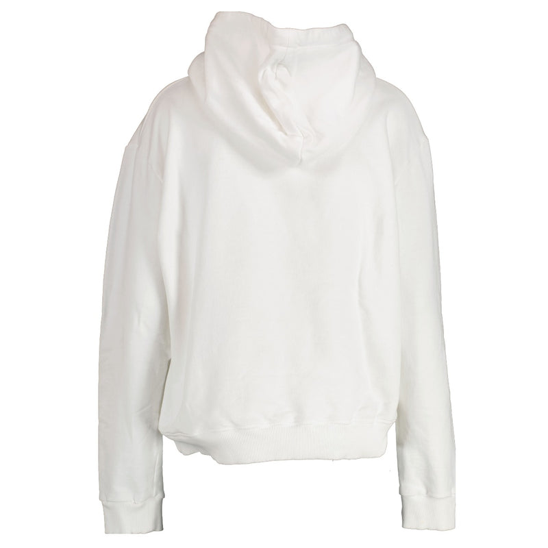 Saint Laurent White Rive Gauche Hoodie