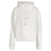 Saint Laurent White Rive Gauche Hoodie