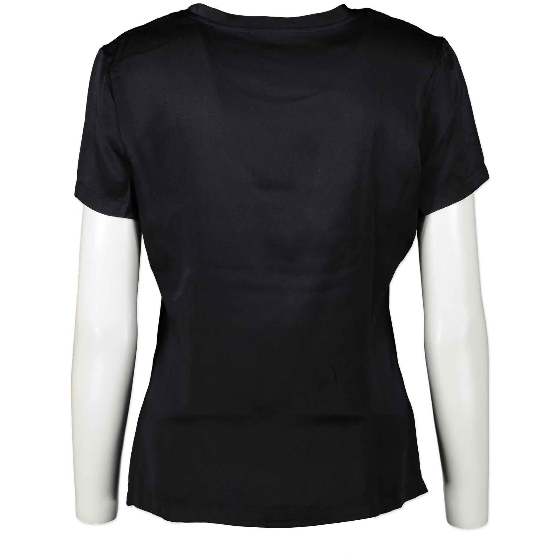 YSL Crystal Black Logo Tshirt