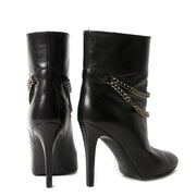 Saint Laurent Chain-Detail Ankle Boots for sale online at Labellov