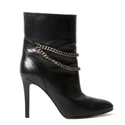 Saint Laurent Chain-Detail Ankle Boots