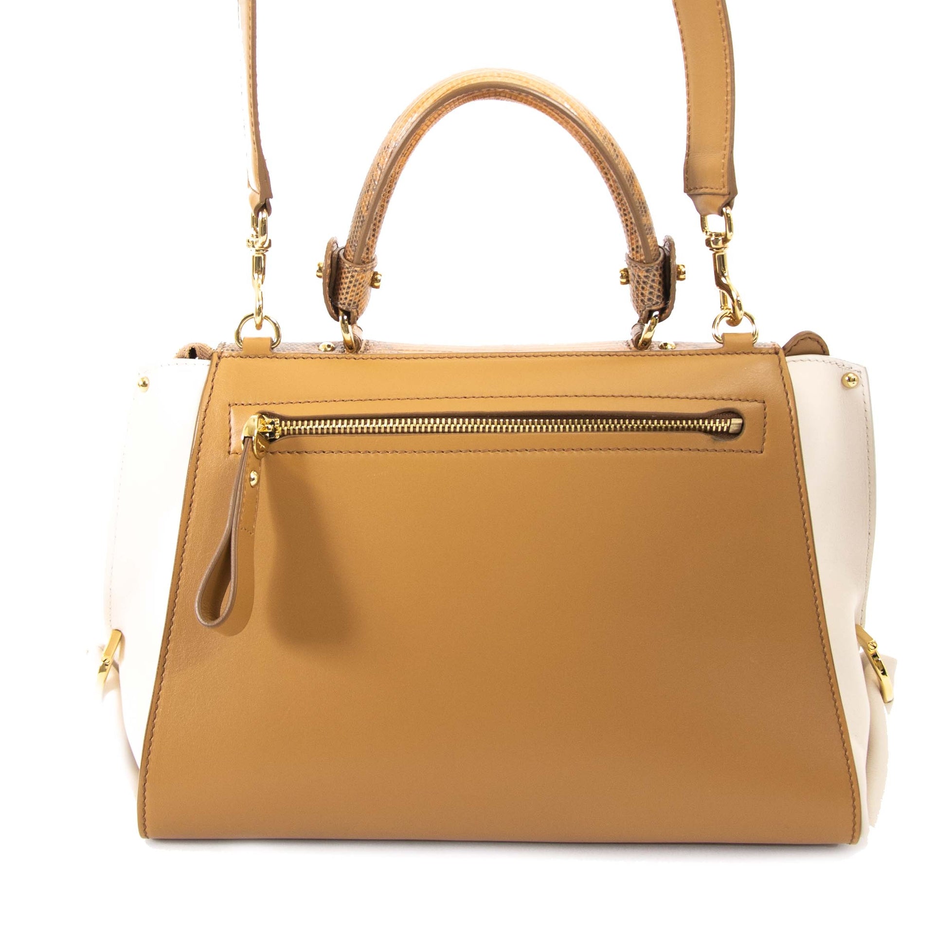 We buy and sell your authentic Salvatore Ferragamo Sofia Caramel Lizard