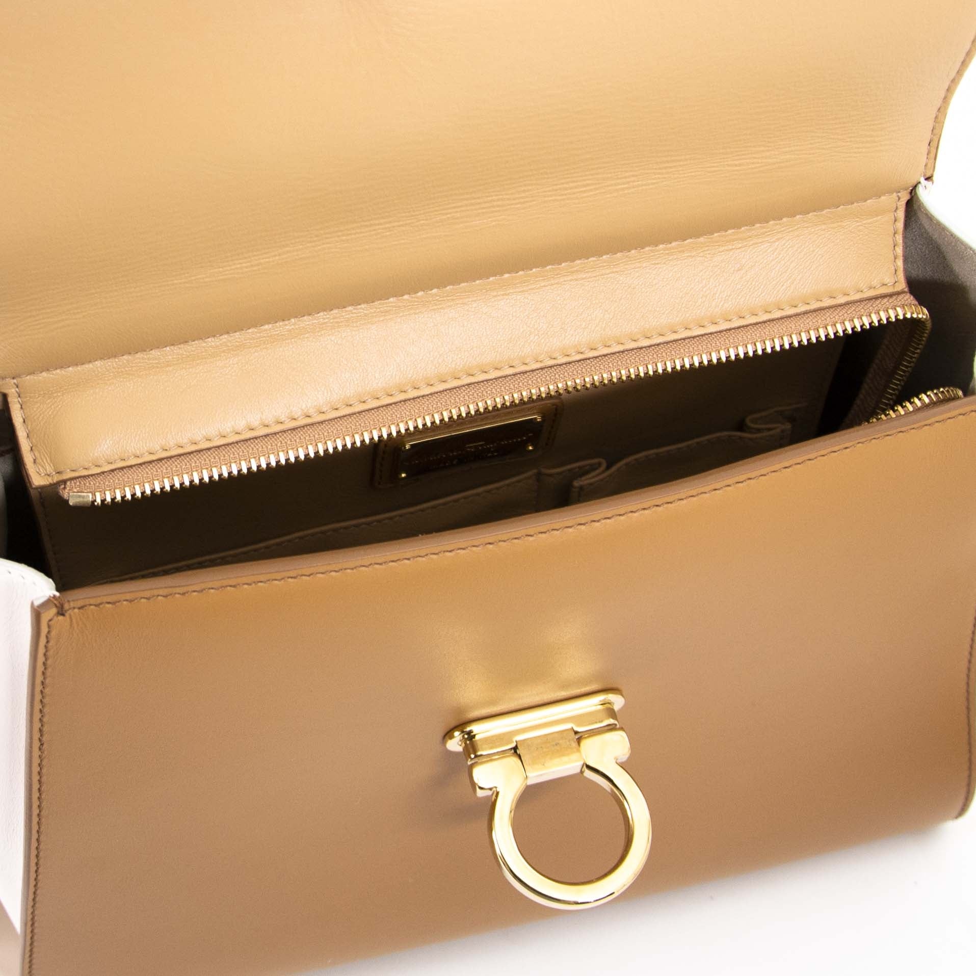 Salvatore Ferragamo Sofia Caramel Lizard
