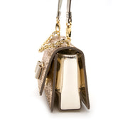 Winkel online aan de beste prijs Salvatore Ferragamo Gold 'Ginny' Clutch
