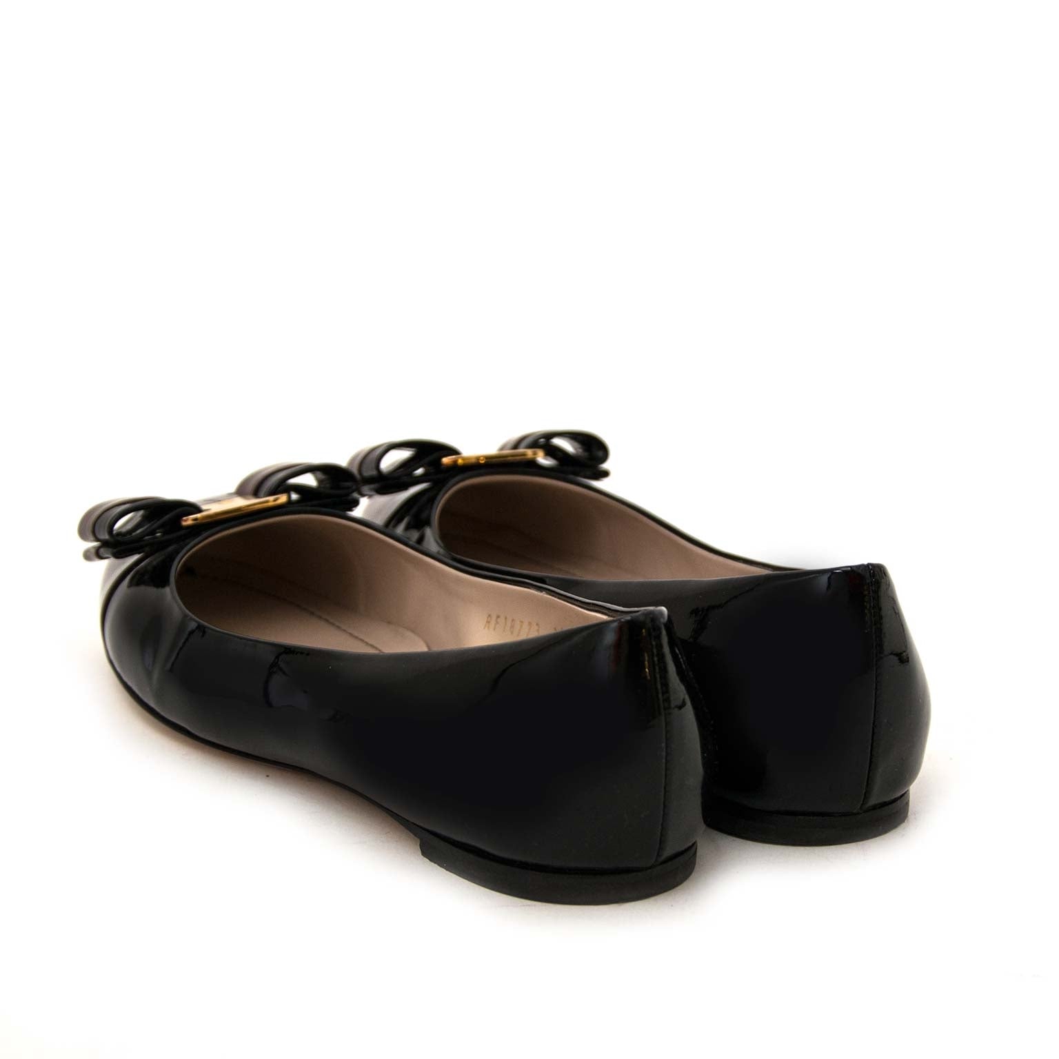Salvatore Ferragamo Two Tone Patent Flats - size 37