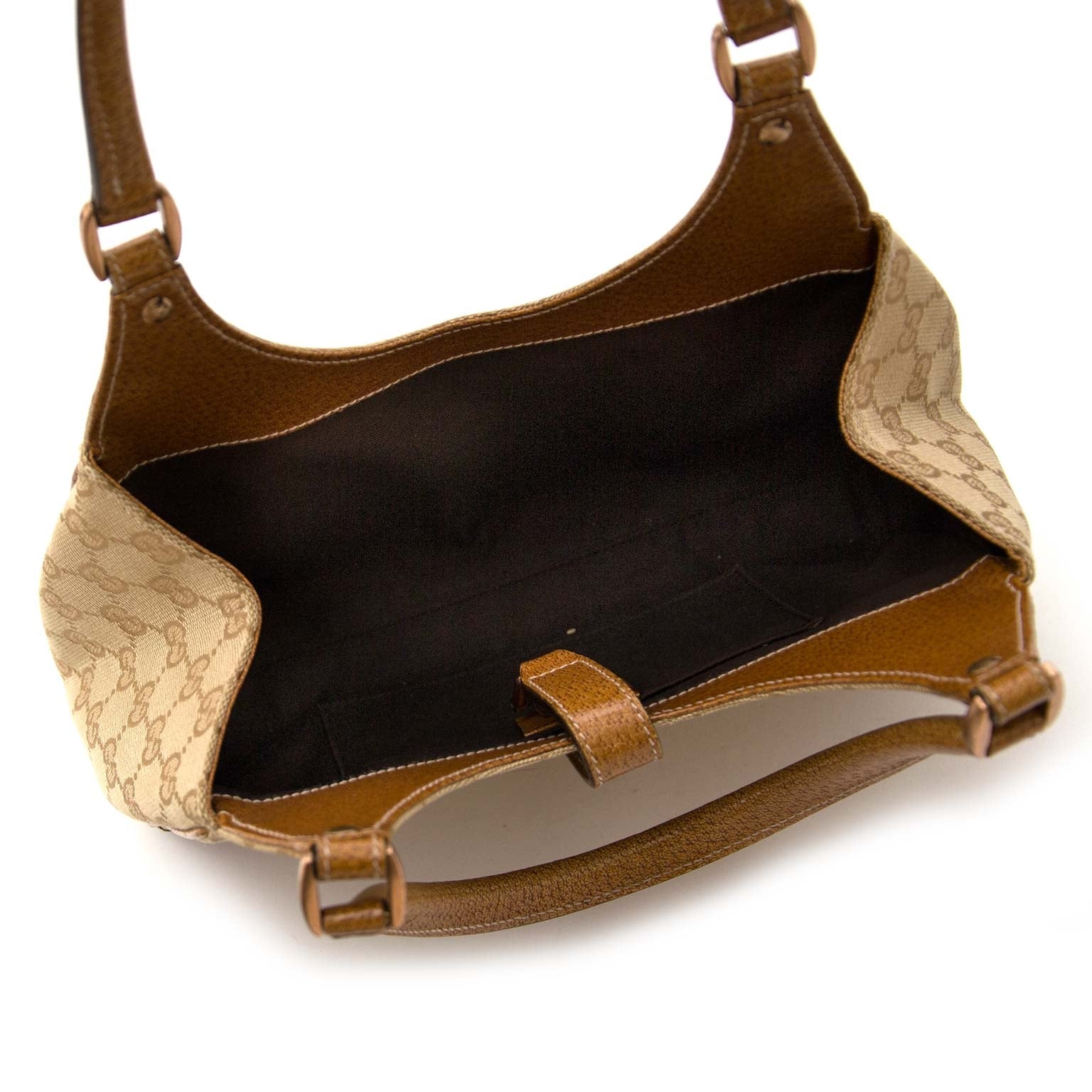 Vintage Gucci Monogram tas nu online bij Labellov vintage mode webshop