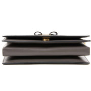 achetez Salvatore Ferragamo Grey Leather Ginny Crossbody Bag chez labellov et payez secure