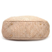 Salvatore Ferragamo Ceyla Braided Beige Leather Bag koop veilig online tegen de beste prijs