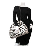 Salvatore Ferragamo 'W' Bag Zebra Pony Hair for sale online at the best price