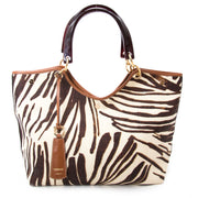 Salvatore Ferragamo Animal Print Shopper aan de beste prijs online te verkrijgen bij Labellov