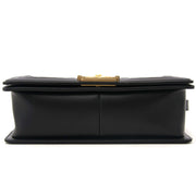 vintage designer handbag for sale Chanel Black Boy Medium GHW