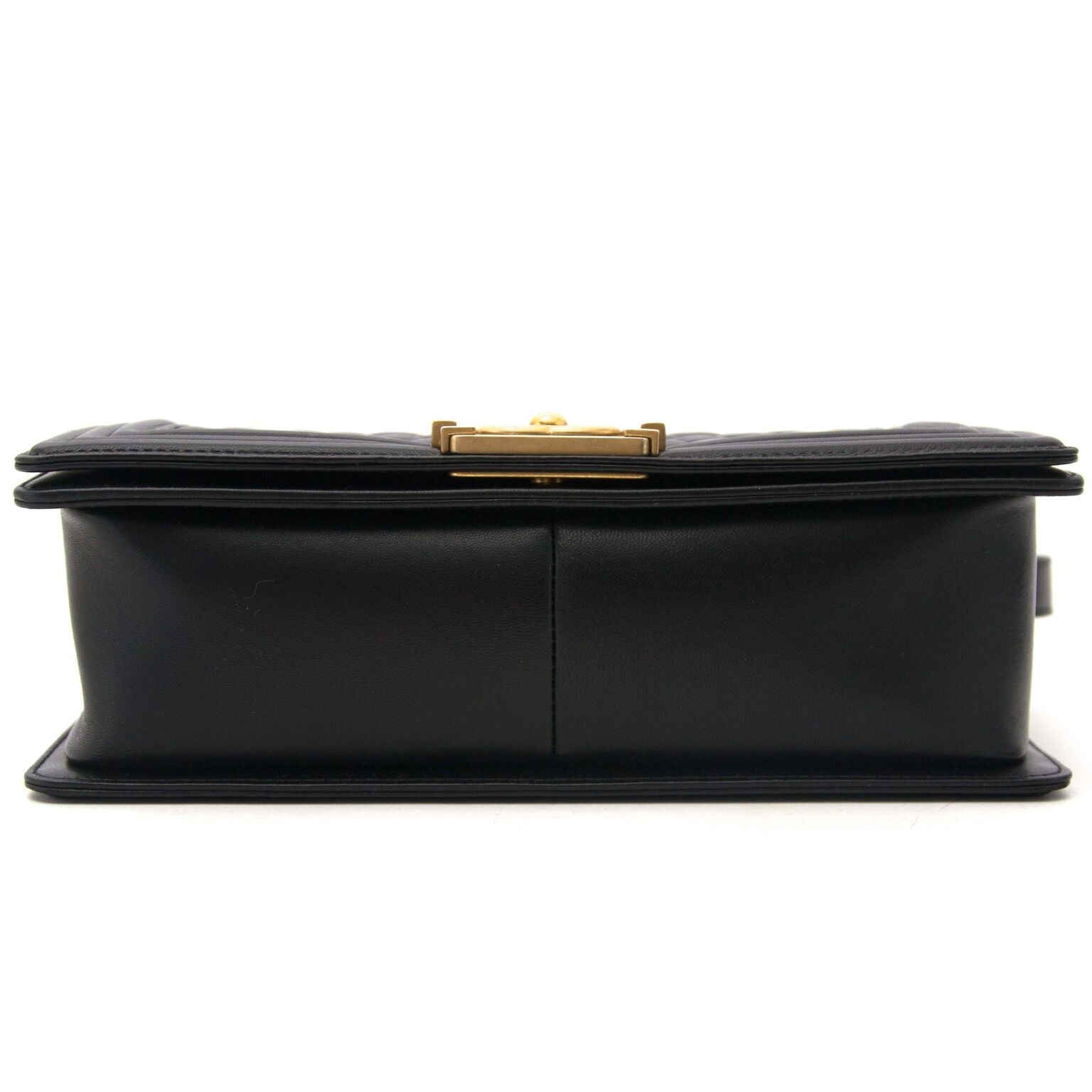 vintage designer handbag for sale Chanel Black Boy Medium GHW