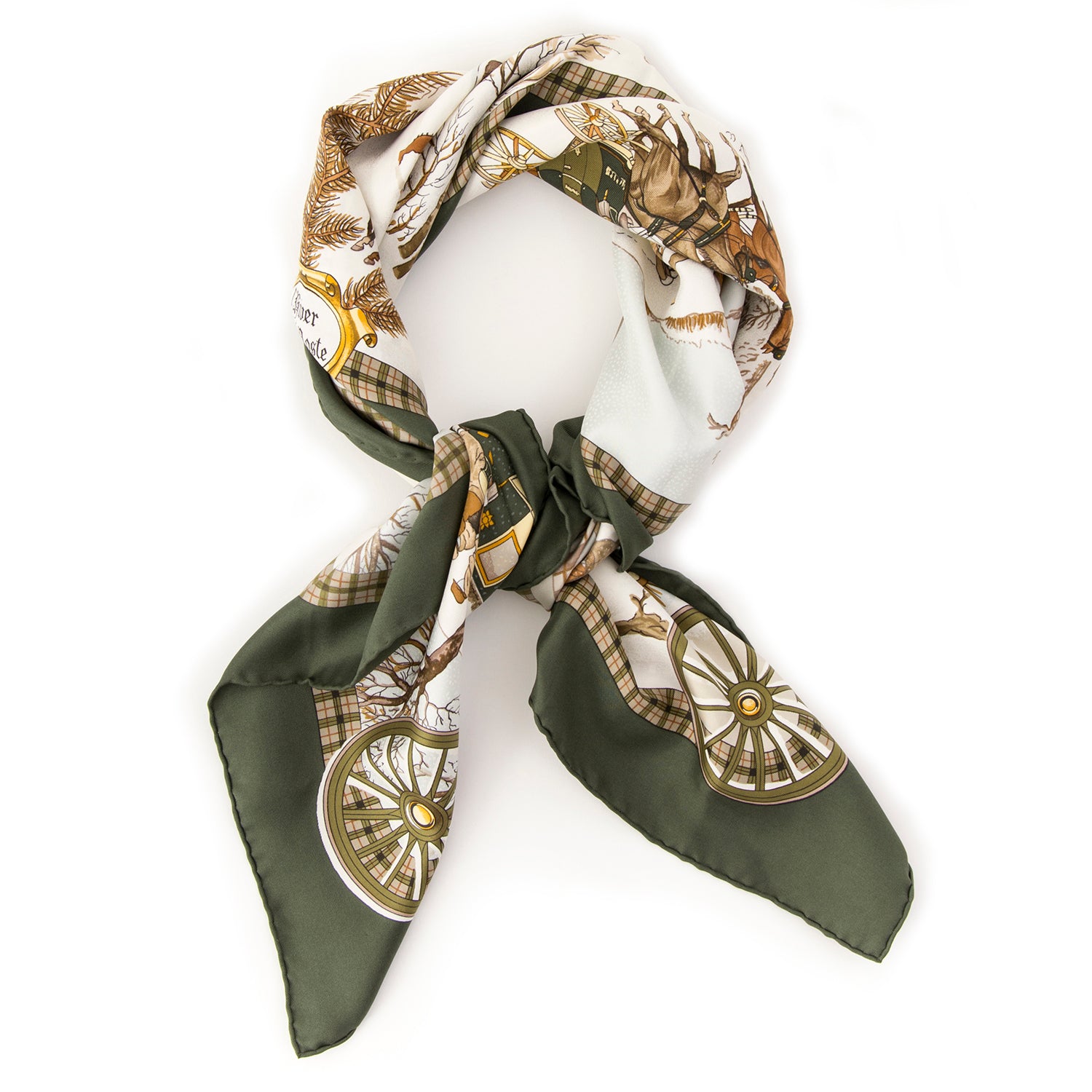 Koop en verkoop Hermès Scarf L'hiver en poste in 100% zijde voor de beste prijs op Labellov Antwerpen
