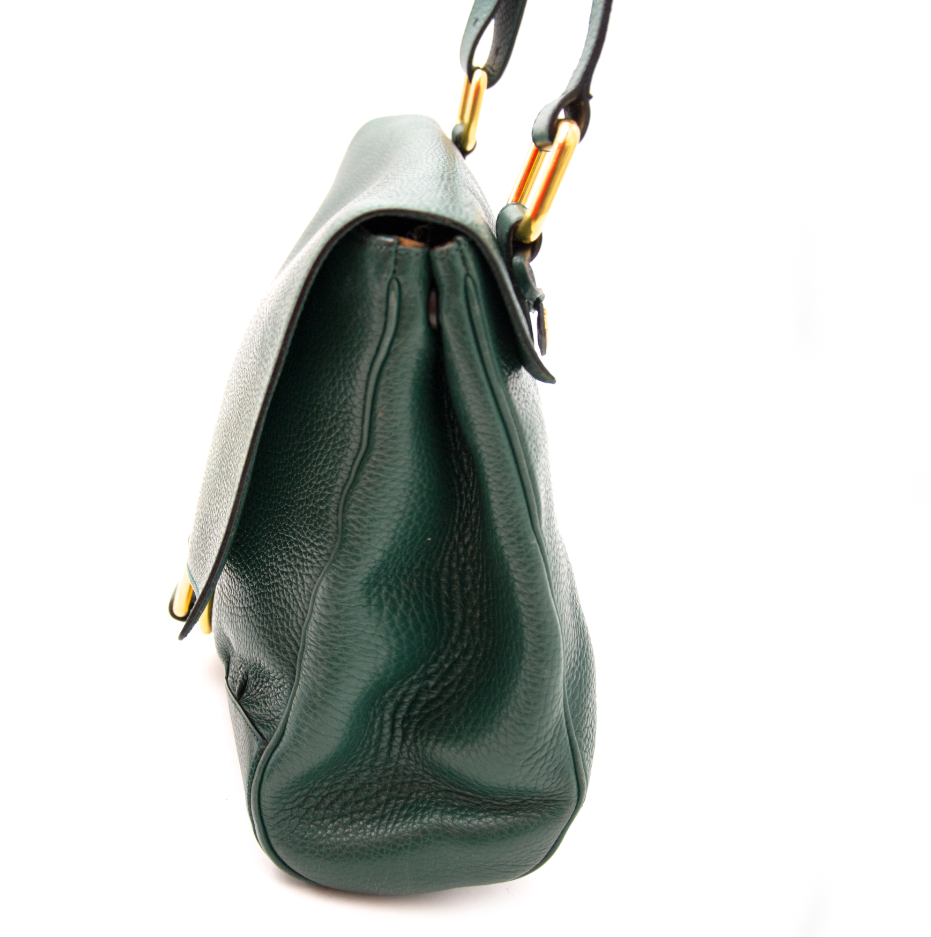 delvaux green satchel bag now online at labellov.com for the best price