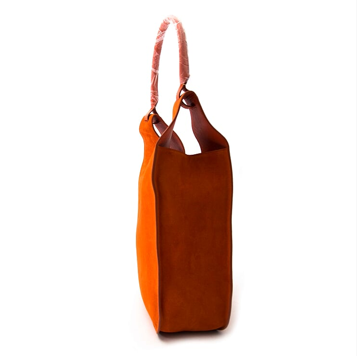 *NEVER USED* Céline Orange Suède Hobo Hook Bag