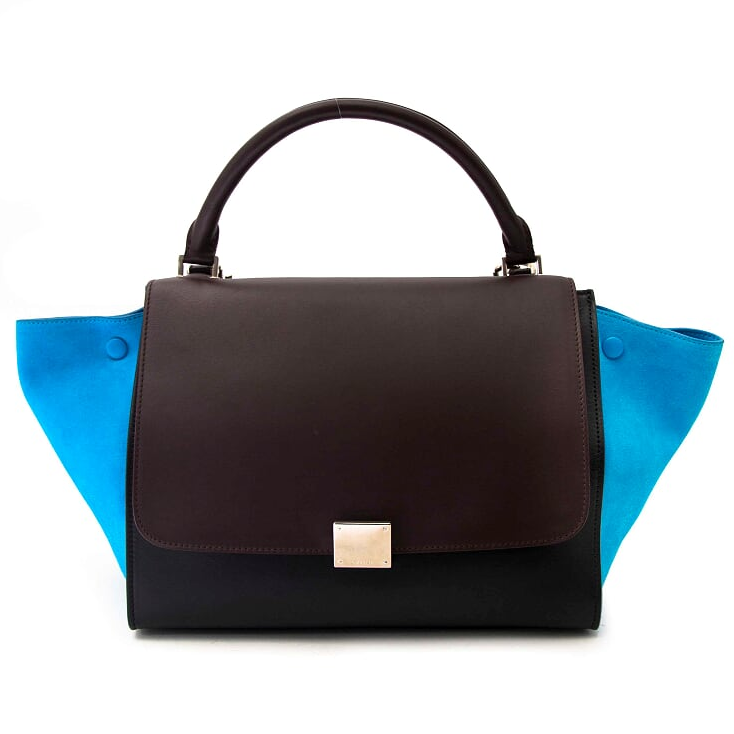 Sac Trapeze Celine Tricolore Neuf Jamais Utilisé Taille Moyenne