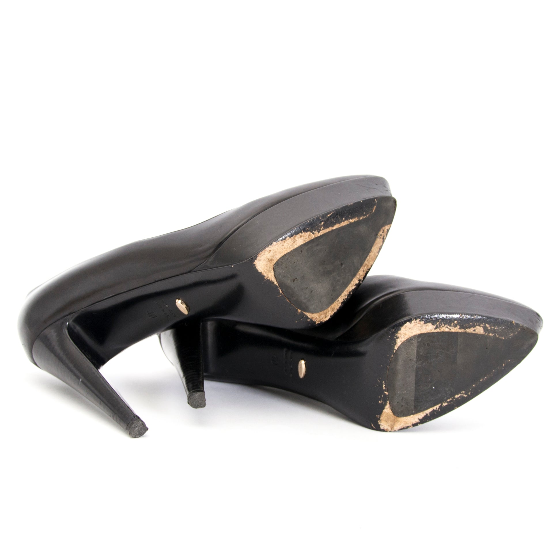 Sergio Rossi Black Pelle Susy Nero Pump - Size: 40