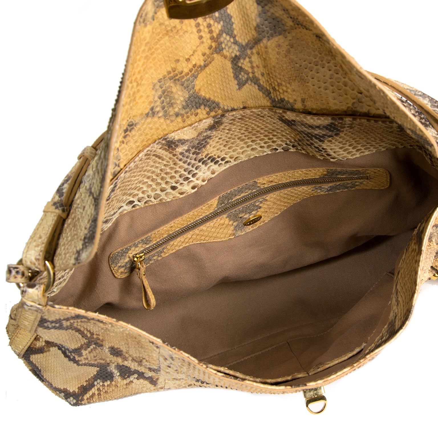Are you looking for an authentic Sergio Rossi Python Leather Shoulder Bag?