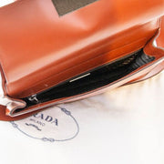 Prada Cognac Shoulder Bag