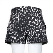Gucci Black-White Print Short - Size 38