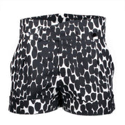 Gucci Black-White Print Short - Size 38