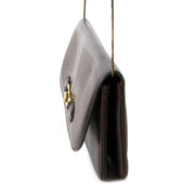 Céline Brown Leather Clutch now for sale at labellov vintage fashion webshop belgium