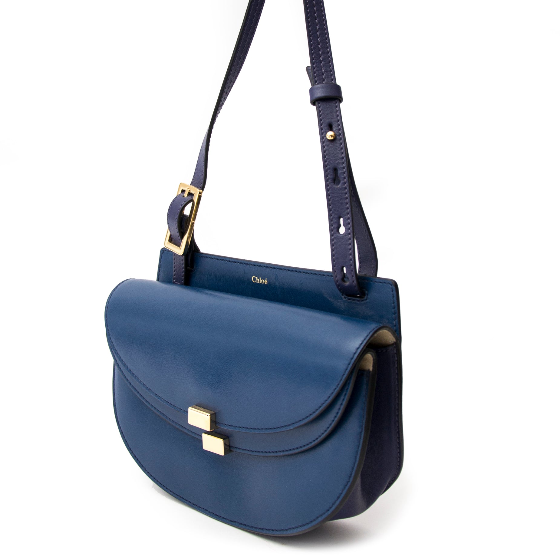 Chloe Blue Georgia Mini Bag