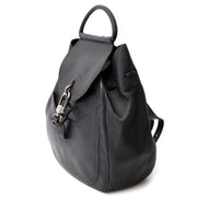 koop veilig online jou tweedehands Delvaux All Black Leather Lucifer GM
