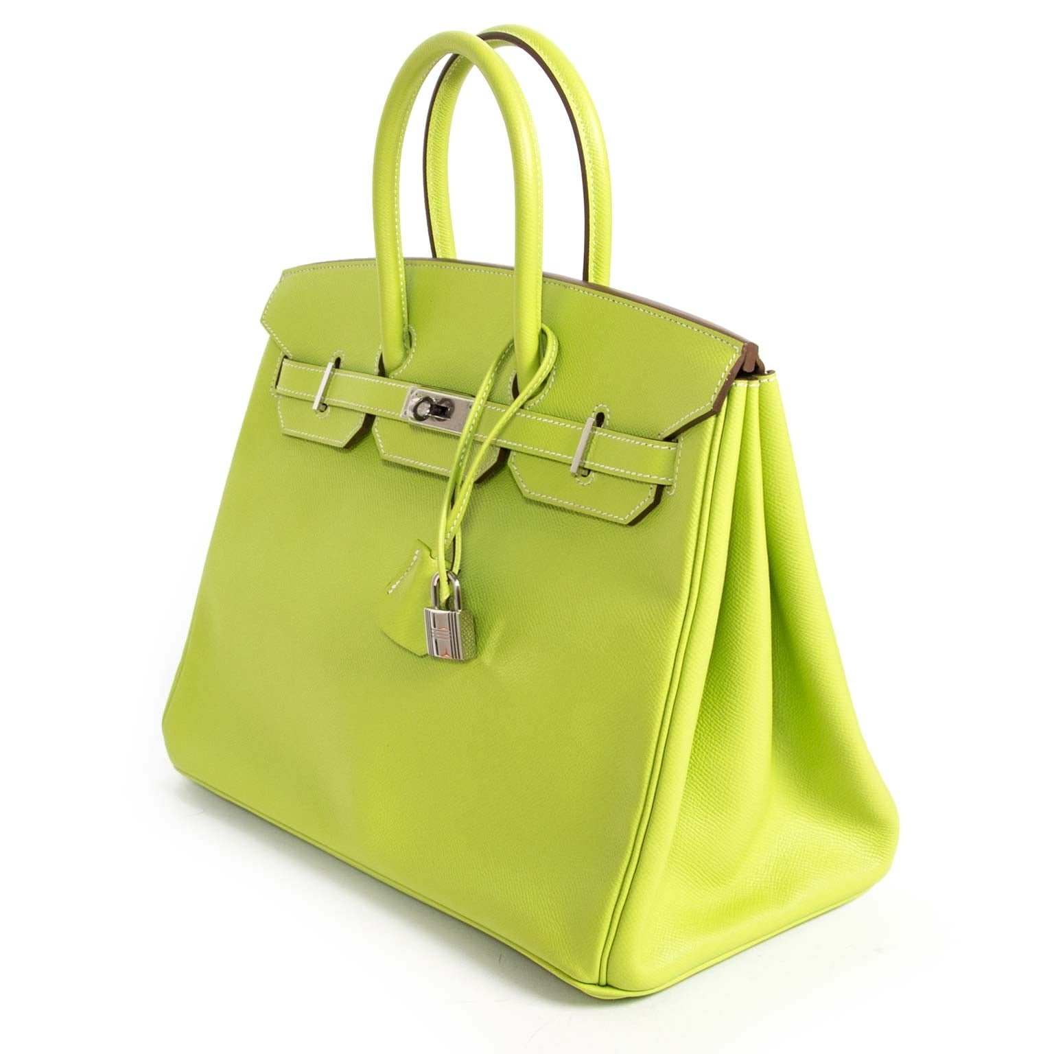 looking for a Hermès Birkin 35 'Candy Collection' Epsom Kiwi & Lichen PHW? buy it at labellov.com