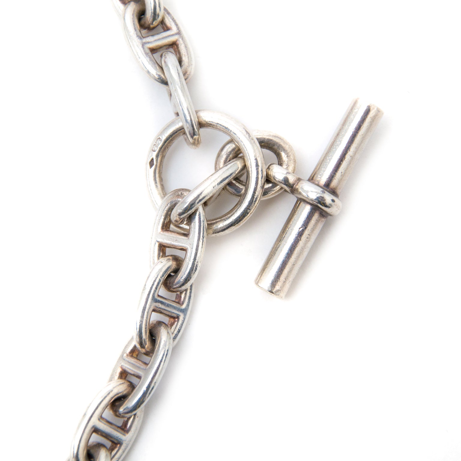 Collier Hermès Chaine D'Ancre en argent sterling