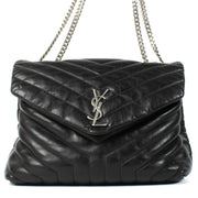Saint Laurent Black Medium Loulou Bag