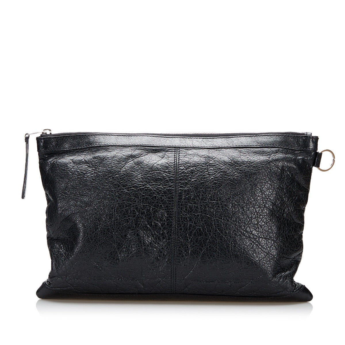 Balenciaga Zwarte Arena Grote Clip Clutch