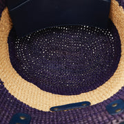 Shop 100% authentic secondhand Balenciaga Purple Striped Raffia Panier Top Handle Bag on Labellov.com
