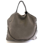 Stella McCartney Grey Falabella Fold Over Tote now for sale at labellov vintage fashion webshop belgium