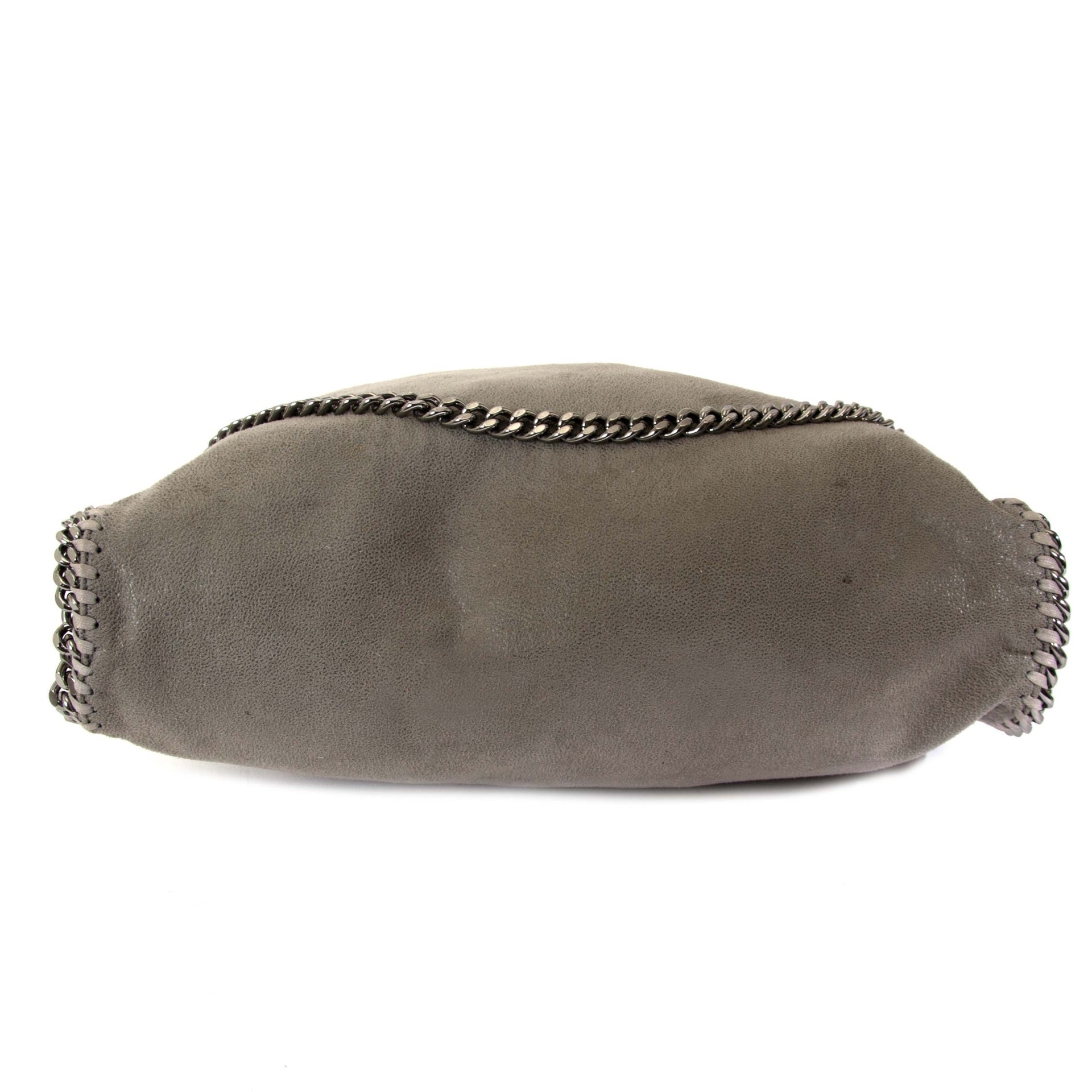 Stella McCartney Grey Falabella Fold Over Tote now for sale at labellov vintage fashion webshop belgium