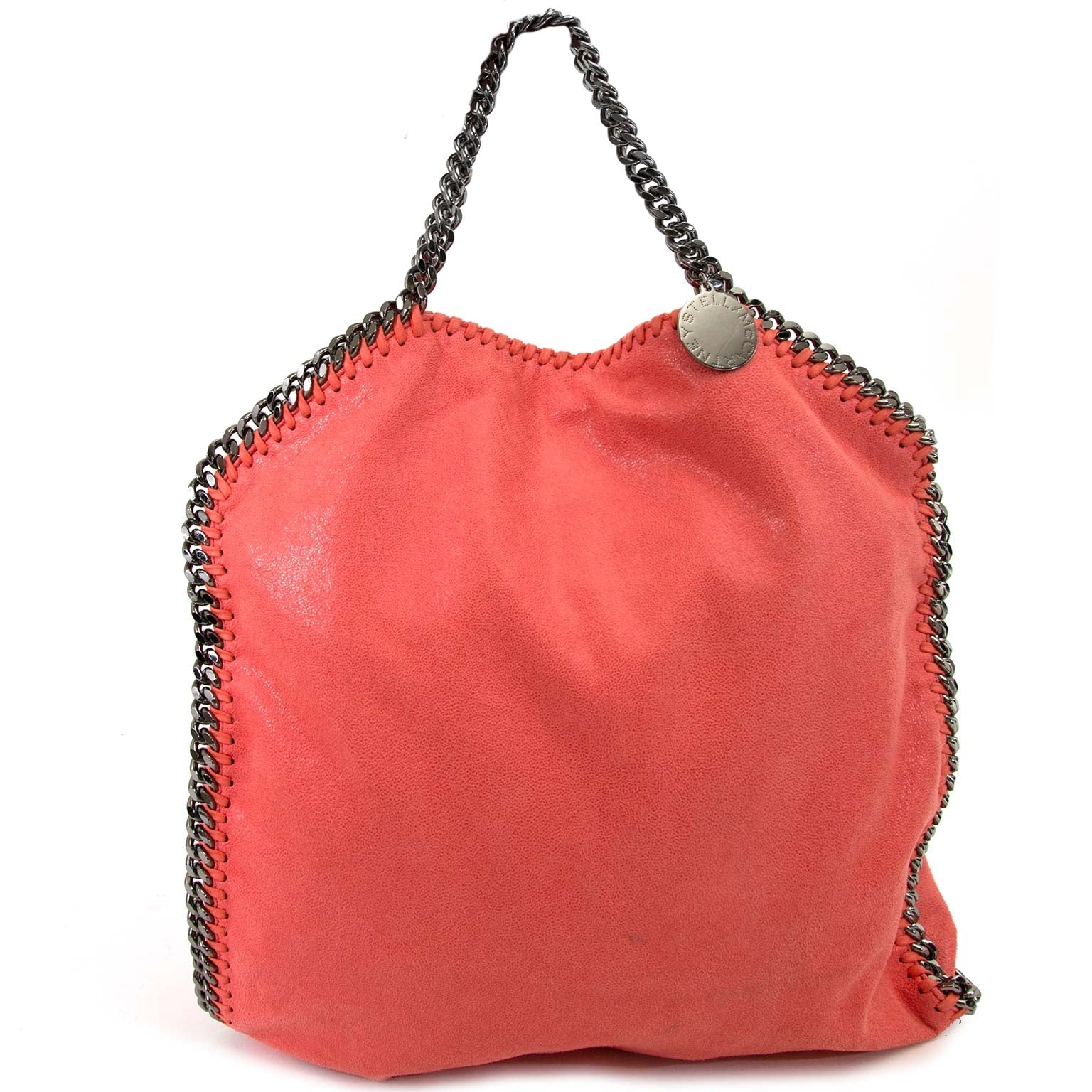 stella mccartney falabella salmon pink bag now for sale at labellov vintage fashion webshop belgium
