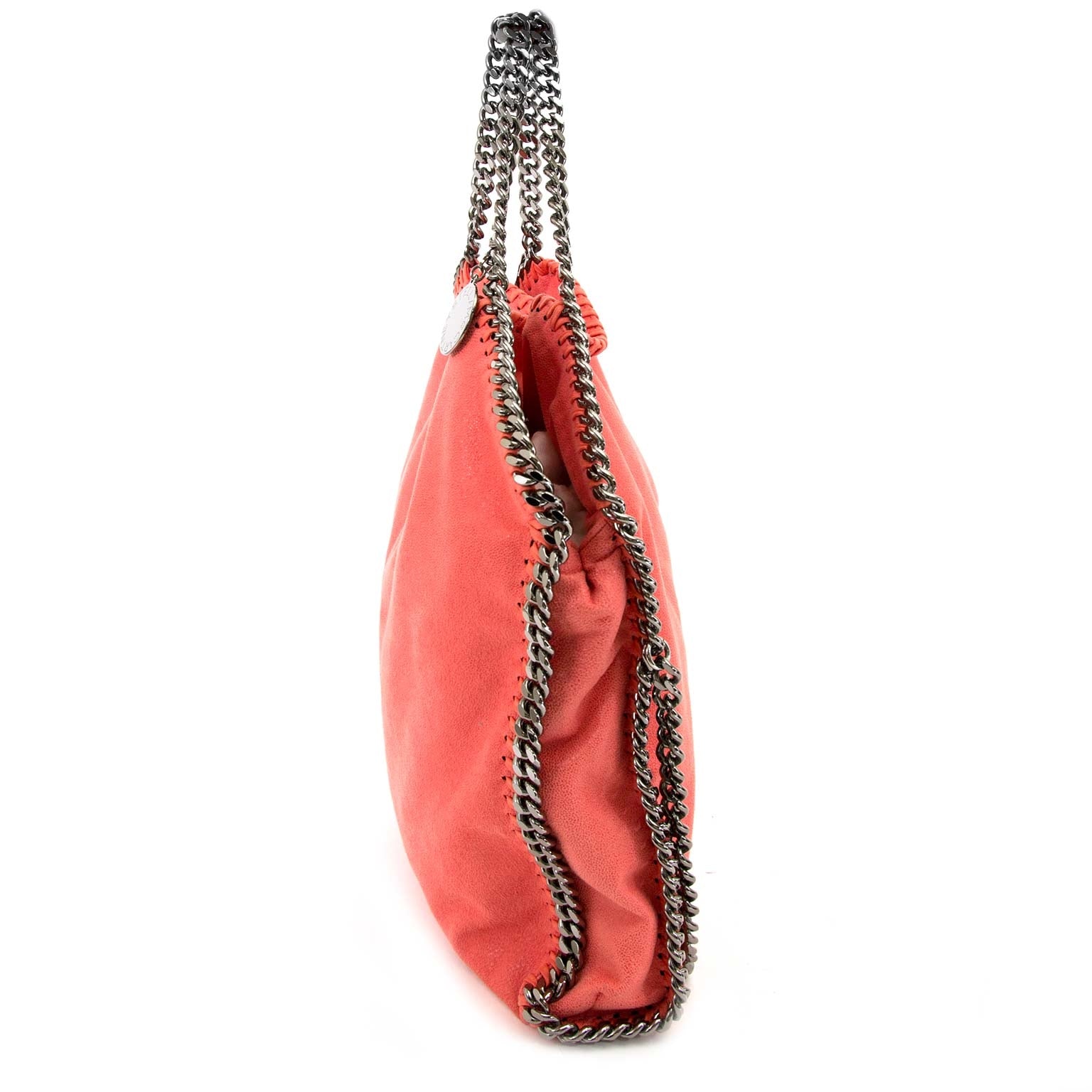 stella mccartney falabella salmon pink bag now for sale at labellov vintage fashion webshop belgium