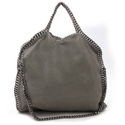 Stella McCartney Grey Falabella Fold-Over Bag kopen