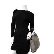 Stella McCartney Grey Falabella Fold-Over Bag for sale online in Antwerp