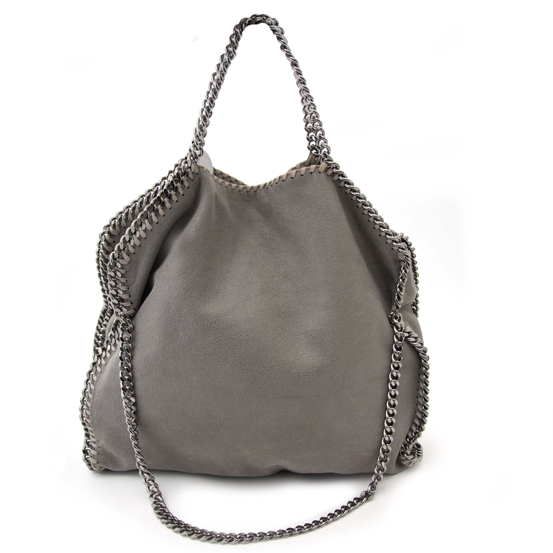 Acheter secur en ligne votre sac a mains Stella McCartney Grey Falabella Fold-Over Bag pour le meilleur prix