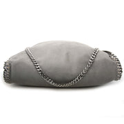 Stella McCartney Grey Falabella Fold-Over Bag for sale with 50% discount on Labellov