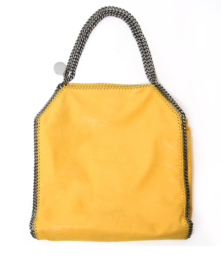 Stella McCarntey Yellow Falabella Shaggy Deer Big Tote