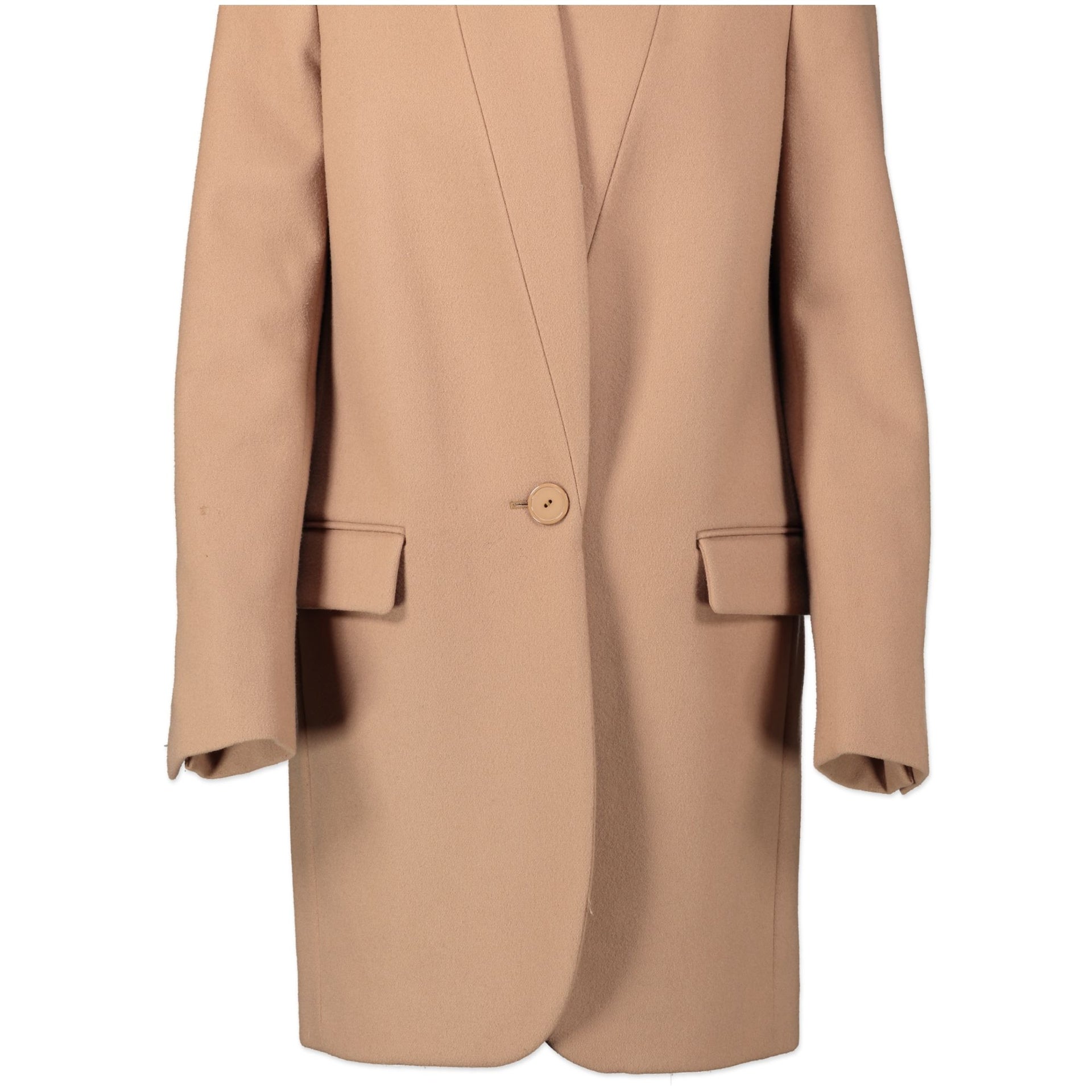 Stella McCartney Camel Coat - Size 38 pour le meilleur prix chez Labellov à Anvers