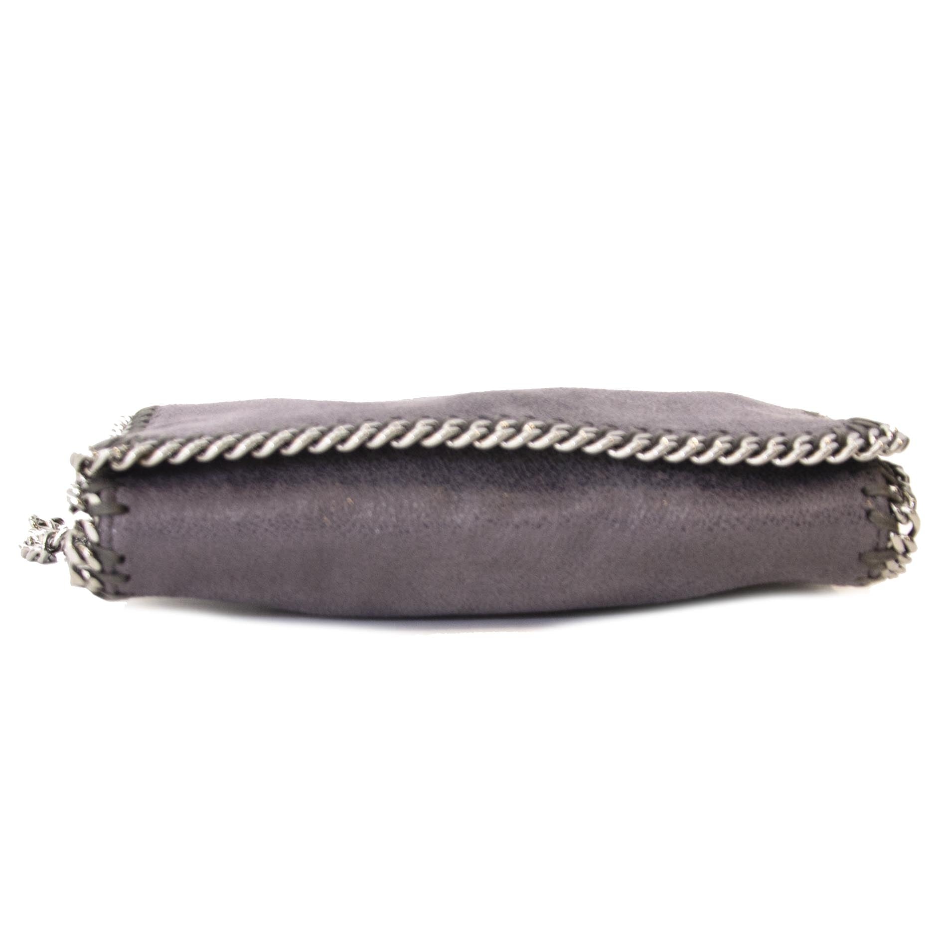 Authentieke tweedehands vintage Stella McCartney Grey Falabella Cross Body Bag koop online webshop LabelLOV