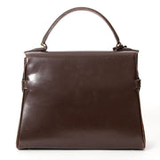 Delvaux Chocolate Brown Tempête Authentieke designer tassen juiste prijs LabelLOV